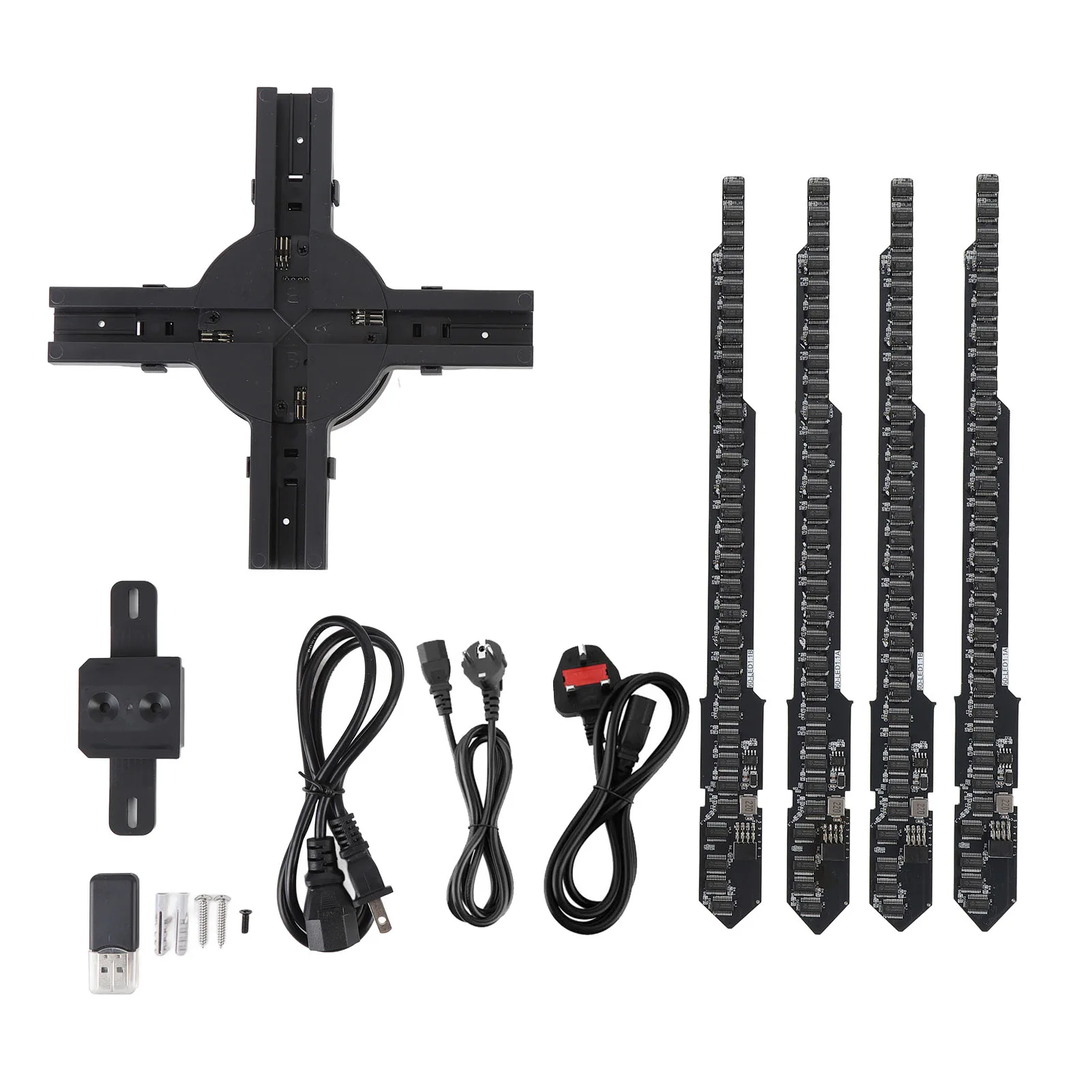 

3D-голографический проектор 750 об/мин, 2500x640, регулируемый угол яркости, голографический вентилятор с управлением через приложение, 4 лопасти, светодиодные элементы для бизнеса