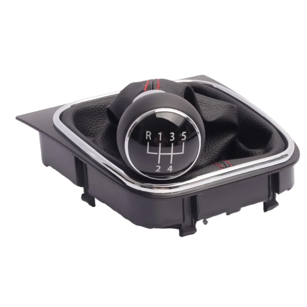 1K 0711113   Neuer 5-Gang-Schaltknauf mit Lederstiefel für VW Golf 6 Mk6 J.etta 6 Mk6 5K 0711113   E 1K0 711 113