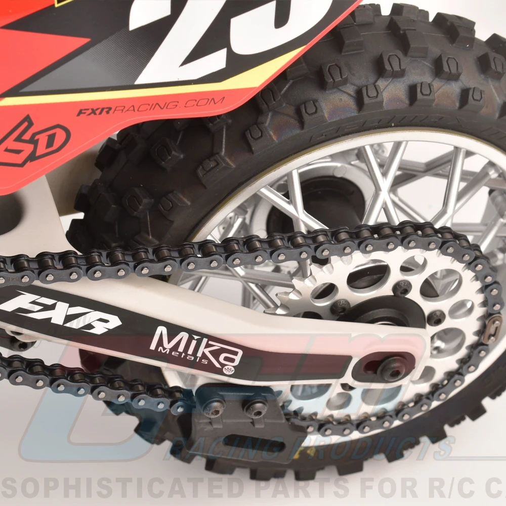 GPM für LOSI 1/4 PROMOTO-MX PROMOTO-SM FXR MOTORRAD LOS06000 LOS06002 LOS-2272 LOS-2310 RC Auto Metall Stahl Kette LOS262000