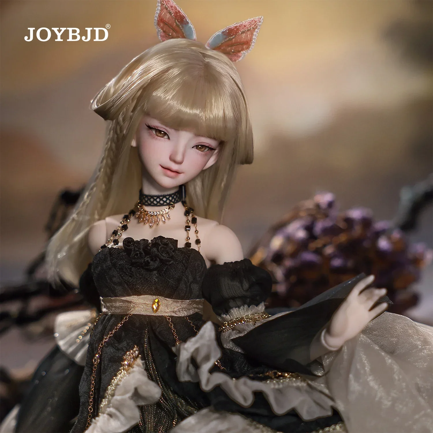 1/4 Bjd Faye Bjd Dolls Muxi Body Oval Face Misty Angel in The Sunset Glow Fairy of Angel Fullset Cute Doll Toys Birthday Gifts