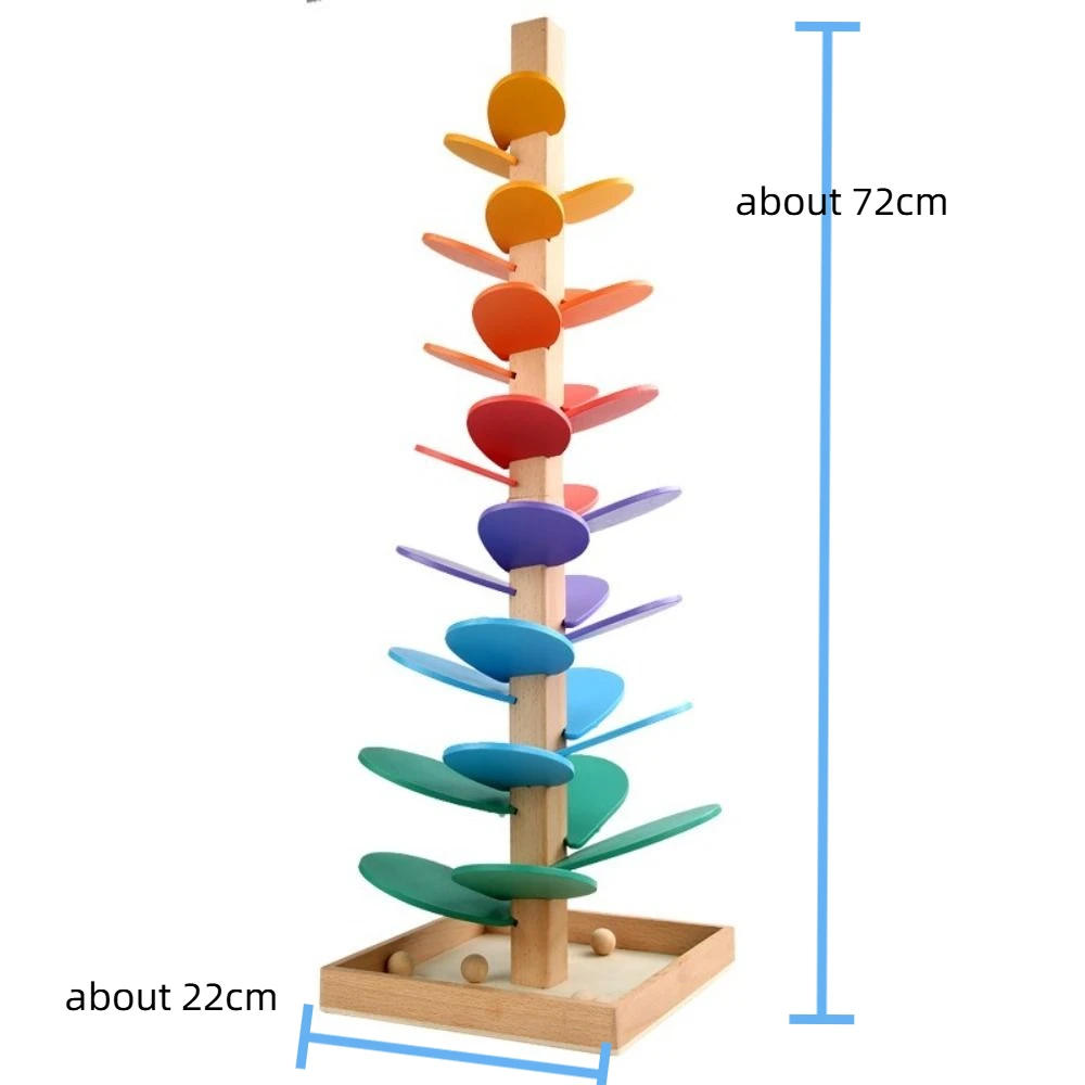 子供のためのモンテッソーリボールドロップおもちゃ,木,運動,ビジョン,赤ちゃんの感覚,スプライスの花びら,教育玩具,ビルディングブロック