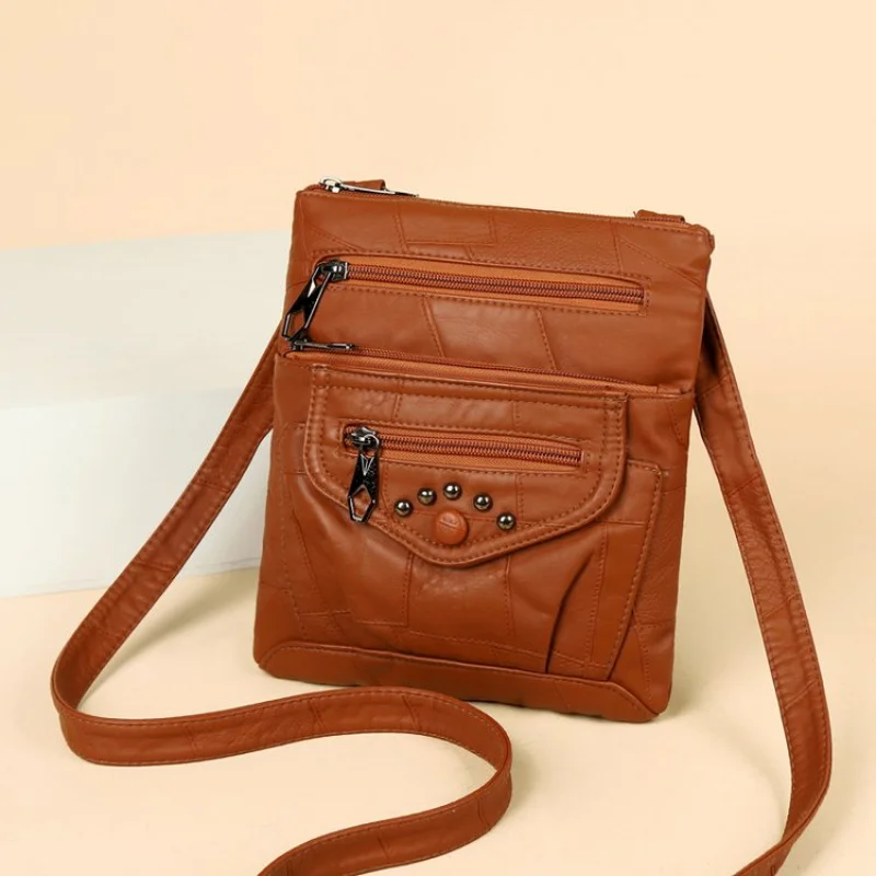 

High-End Luxury Brand Leather Women's Tote Bag Famous Designer Popular Classic Elegant Vintage Trendy Daily Bag​