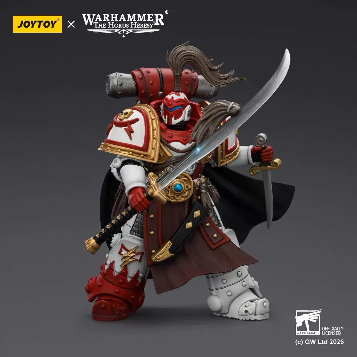 【Accessories】Joytoy Warhammer 1/18 Action Figures White Scars Hibou Khan, Seeker of Atonement view 2