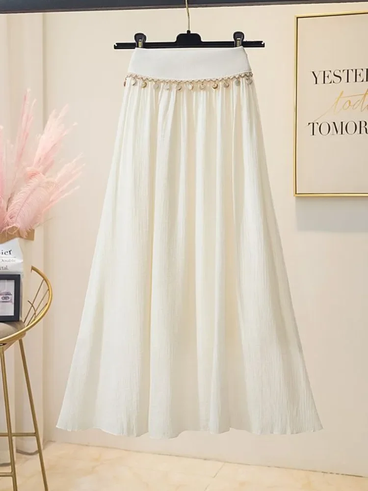 レディース ミディ丈スカート フリンジ ボヘミアン ヴィンテージ 夏 2025 韓国風 原宿 カジュアル Aライン 格安 おしゃれ ファッション V字スカート