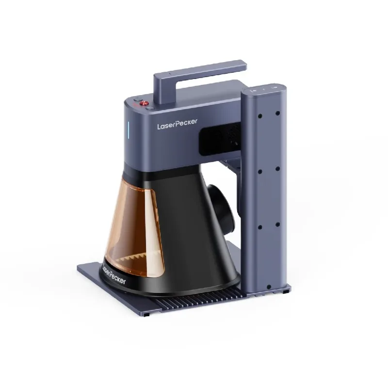 Mini Lase Machine LaserPecker LP2 Plus 10W 450nm 4000m/s Desktop Lase Engraver Cutter DIY Glass Stone Wood Acrylic Leather