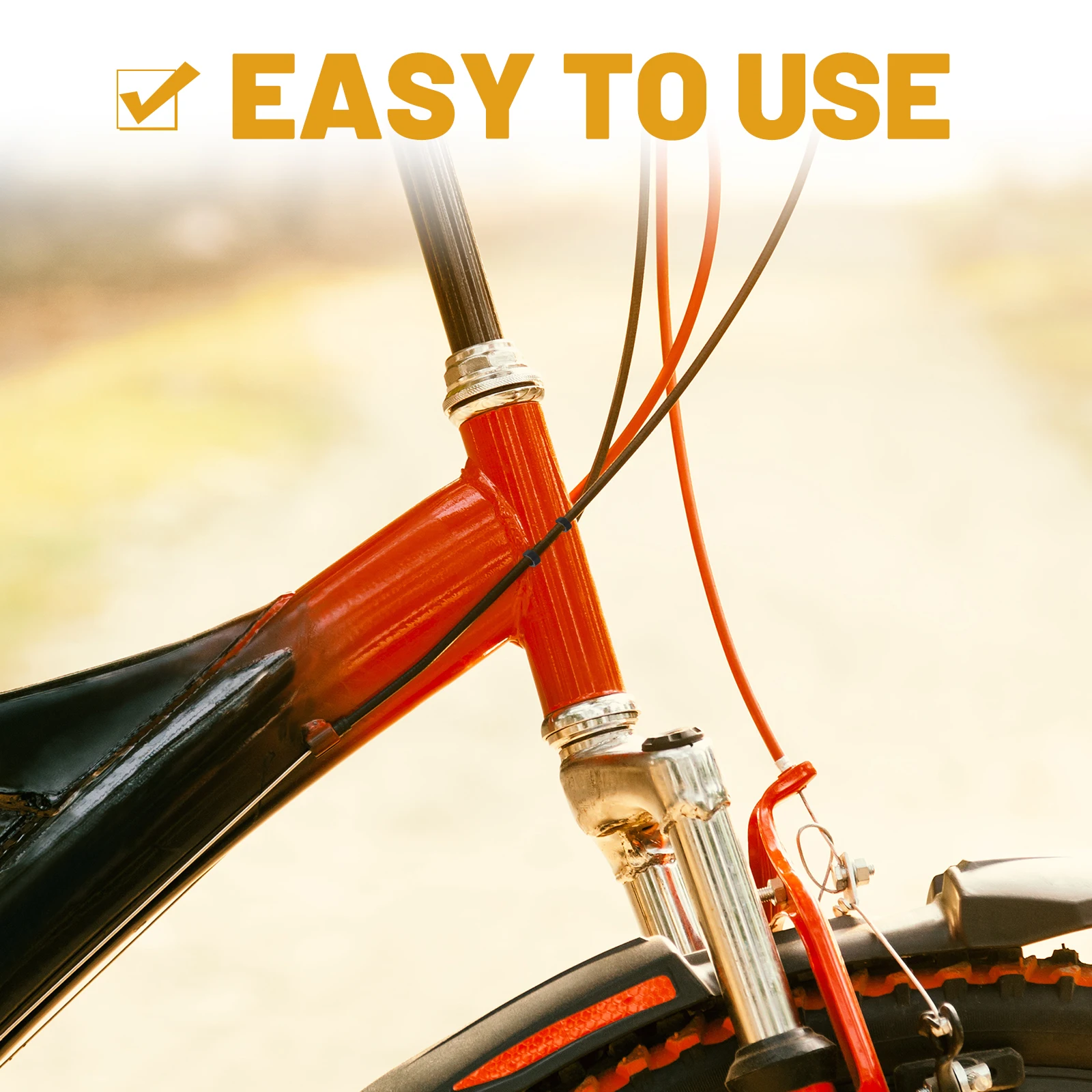 40Pcs C Formed Alloy Housing Clip Bicycle Tube Guide Convenient Carry Use Clip Shifter Cable Buckle Bike Hose Guide