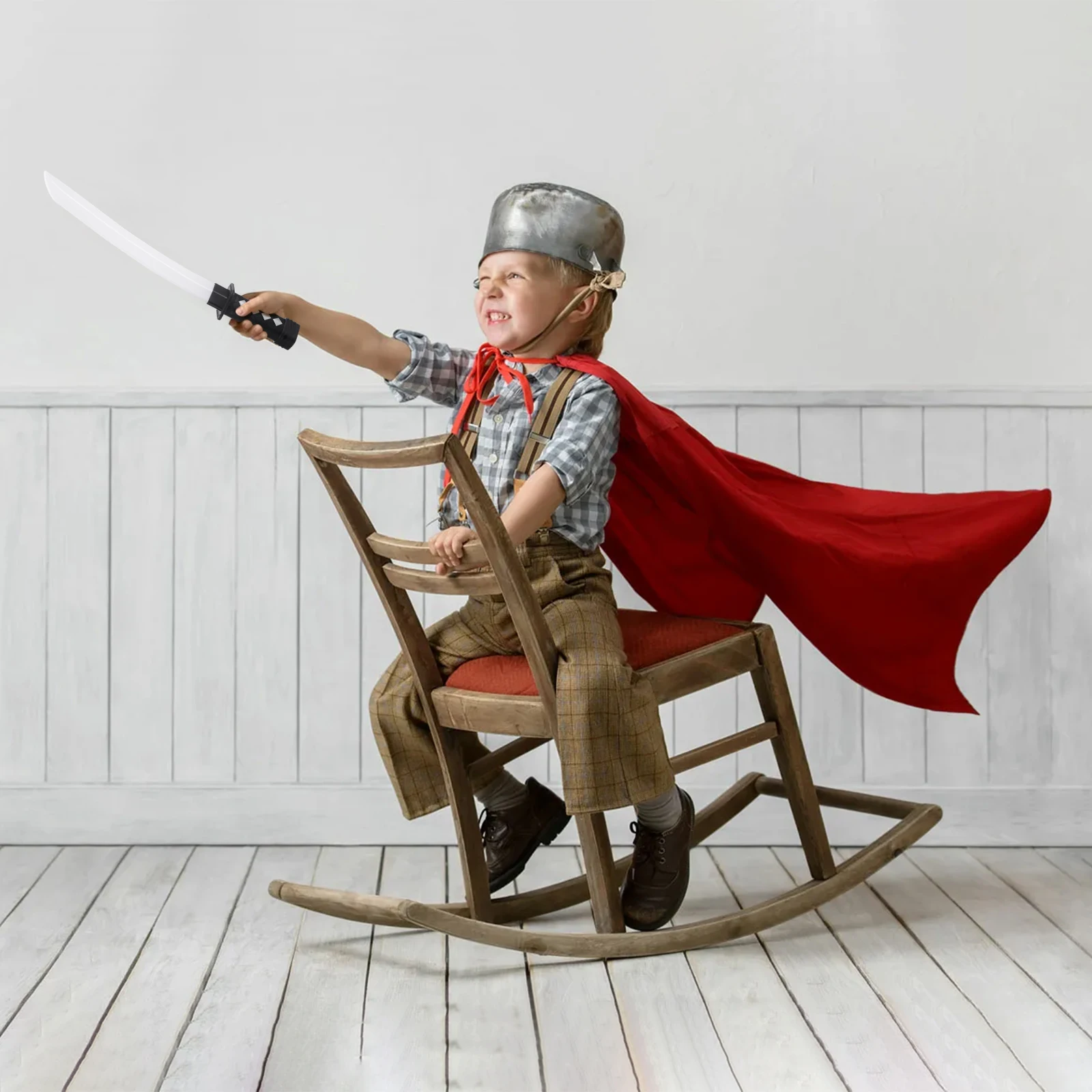 سيف بلاستيكي آمن للأطفال بتصميم حافة مستديرة، لعبة تفاعلية رائعة لحفلات الهالوين التنكرية والمتعة في الهواء الطلق