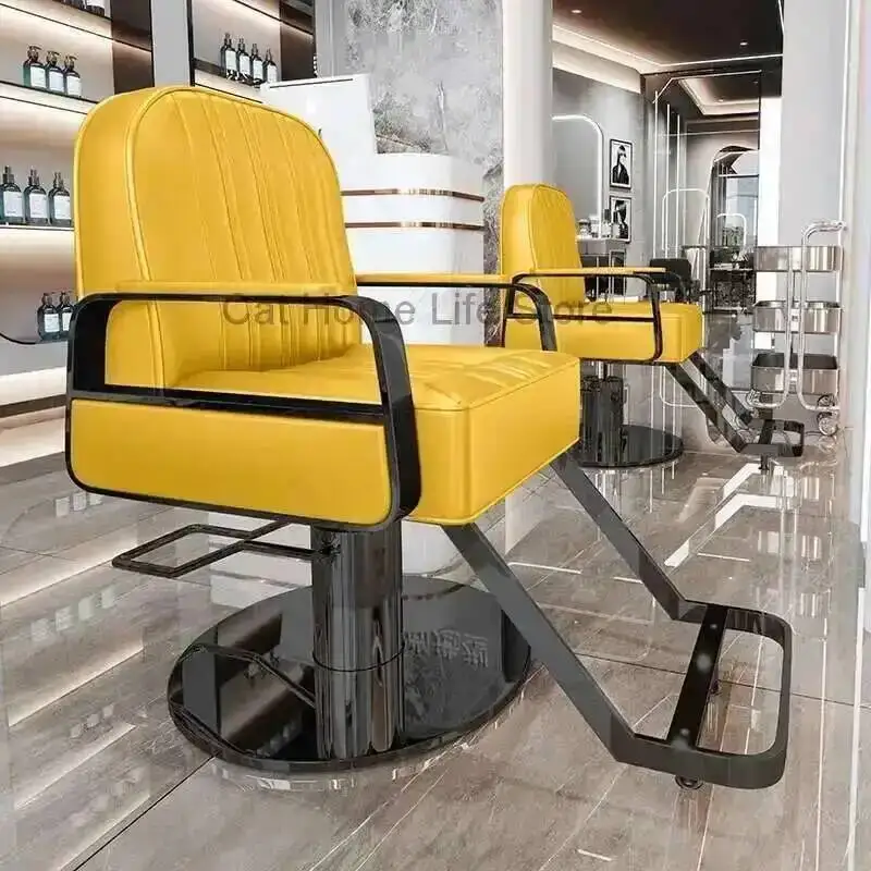 كراسي عتيقة كرسي باديكير احترافي آلات الحلاق مكياج مريح تصفيف الشعر الأحمر رمش وشم دوار قابل للتعديل #2