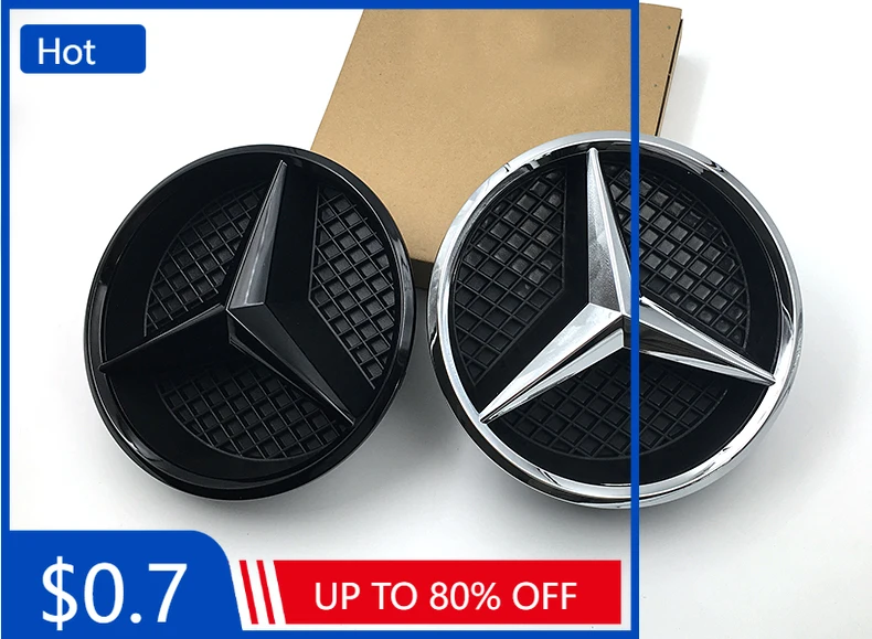 

Автомобильная наклейка Mercedes Benz Grill Emblem Star Badge Автомобильная передняя решетка с логотипом для W204 W205 W212 W213 X156 X253 W166 W176 W177 W167 W1
