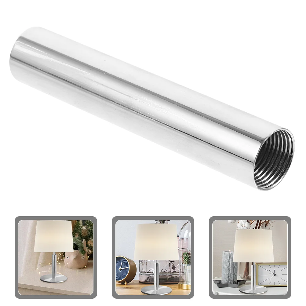 Floor Lamp Connecting Rod Parts Vertical Extension Standing Lamps Metal Stainless Steel DIY Lengthen Lighting Fixture