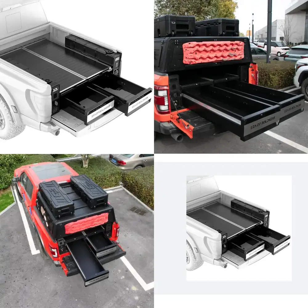 2026 Hot Sale  Pickup Drawer System Pickup Slide Box Truck Bed Slide Box for Landing