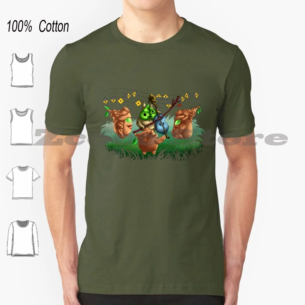 In The Forest T-Shirt 100% Cotton Men Women Personalized Pattern Loz Wind Waker Maokai Game Video Game Gaming