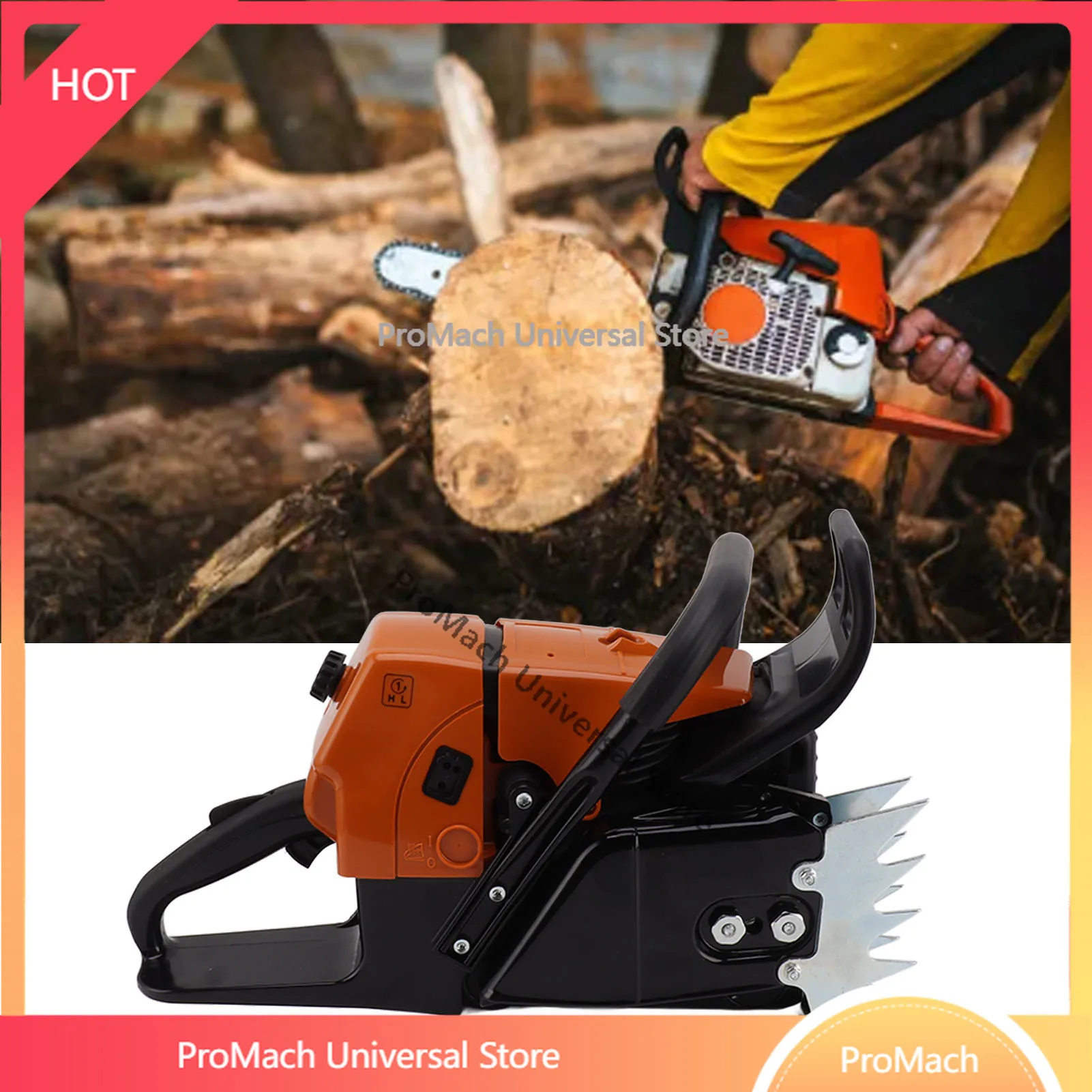 G660  Chain Saw  Head with Ergonomic Handle Plastic Iron Faster Startup Quick Stop Control
