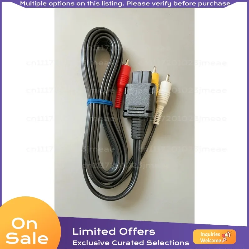 Original Used Video Cable For Classic SFC N64 NGC Game Console Replacement AV Cable