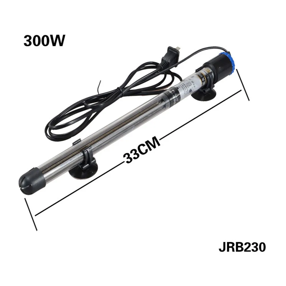 

300W Aquarium Heater Submersible Heating Rod for Fish Tank Temperature Control Freshwater Saltwater Aquaculture Terrarium