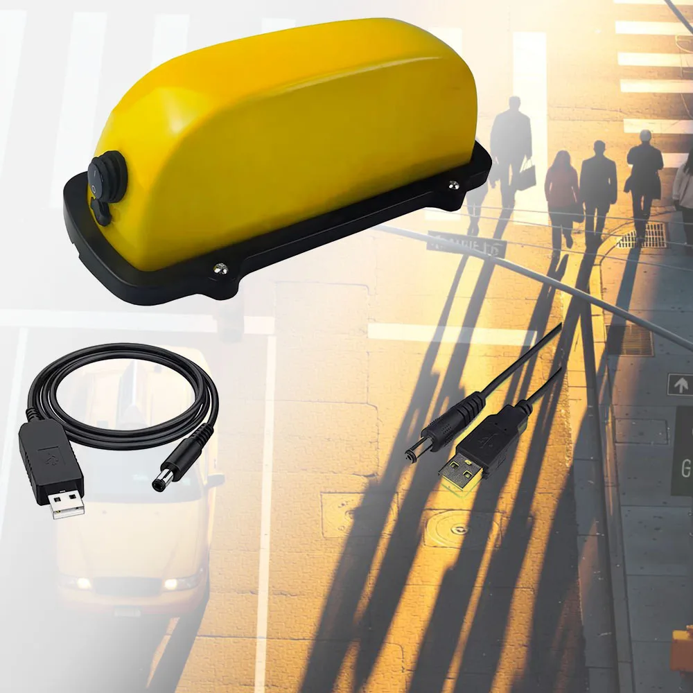 

Пустой и безсловный свет эмблемы автомобиля не требует сверления запечатанный Перезаряжаемый фонарь на крыше с магнитным основанием в желтом корпусе