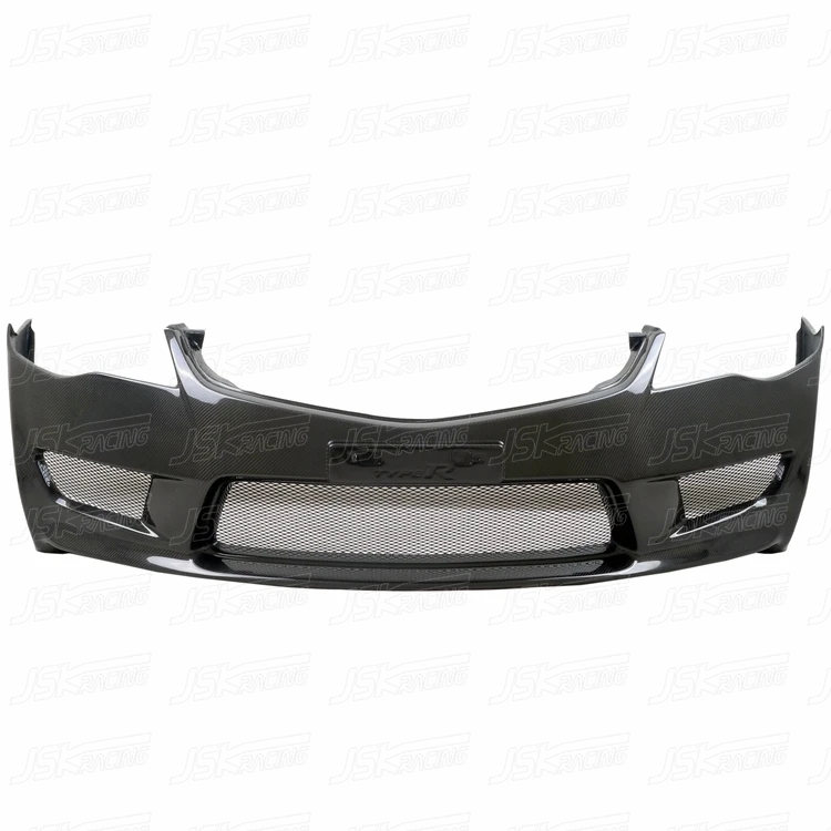 2006-2010 T-R STYLE CARBON FIBER FRONT BUMPER FOR HONDA CIVIC FD2 JDM