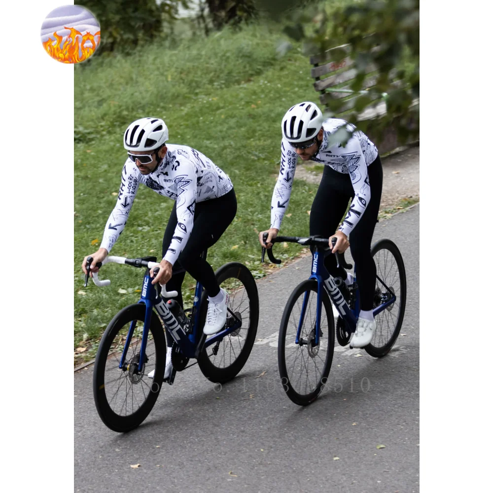 

RH77 Джерси для шоссейного велосипеда, флисовая одежда, мужская зимняя термофлисовая мужская майка для горного велосипеда, ветрозащитная одежда Майо