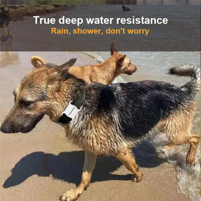 Mini GPS Tracker 2.4G Low-Power WIFI Locator Car Pets Airtags Smart Finder Key Finder Positioning Findmy Tag APP Durable (Black)