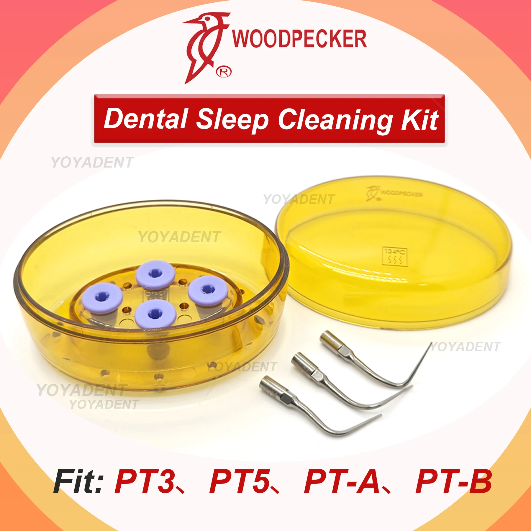 

Woodpecker Dental Sleep Cleaning Kit Titanium Alloy Working Tip P50L P50R P59 Tips Dental products