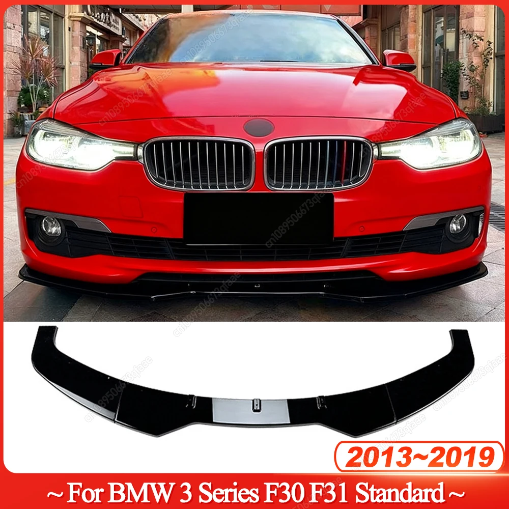 

Передний бампер, сплиттер, спойлер для BMW 3 серии F30 F31, стандарт 2013-2019, автомобильный комплект для губ Canard, защитная крышка, тюнинг