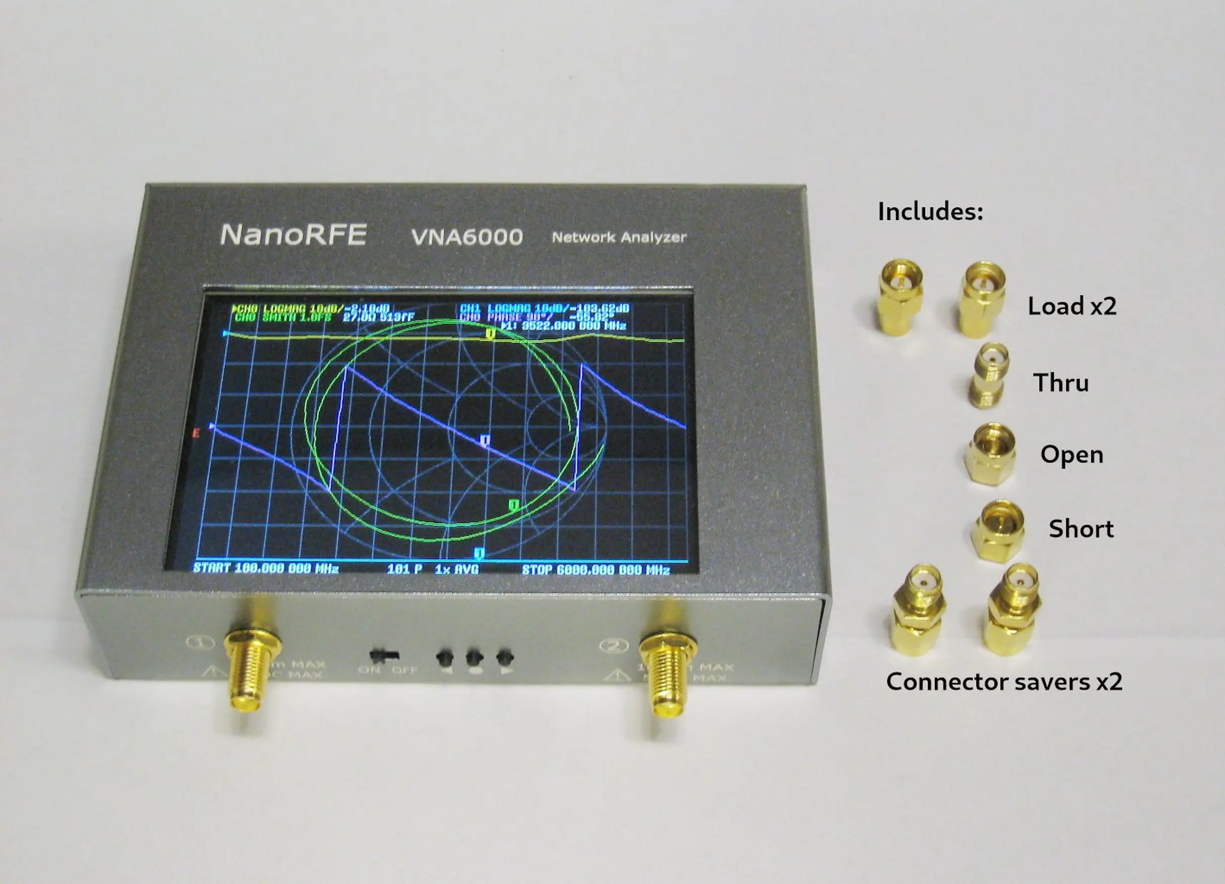 Original NanoRFE VNA6000 NanoVNA V3 Professional Level 6GHz Vector Network Analyzer by NanoRFE/HCXQS