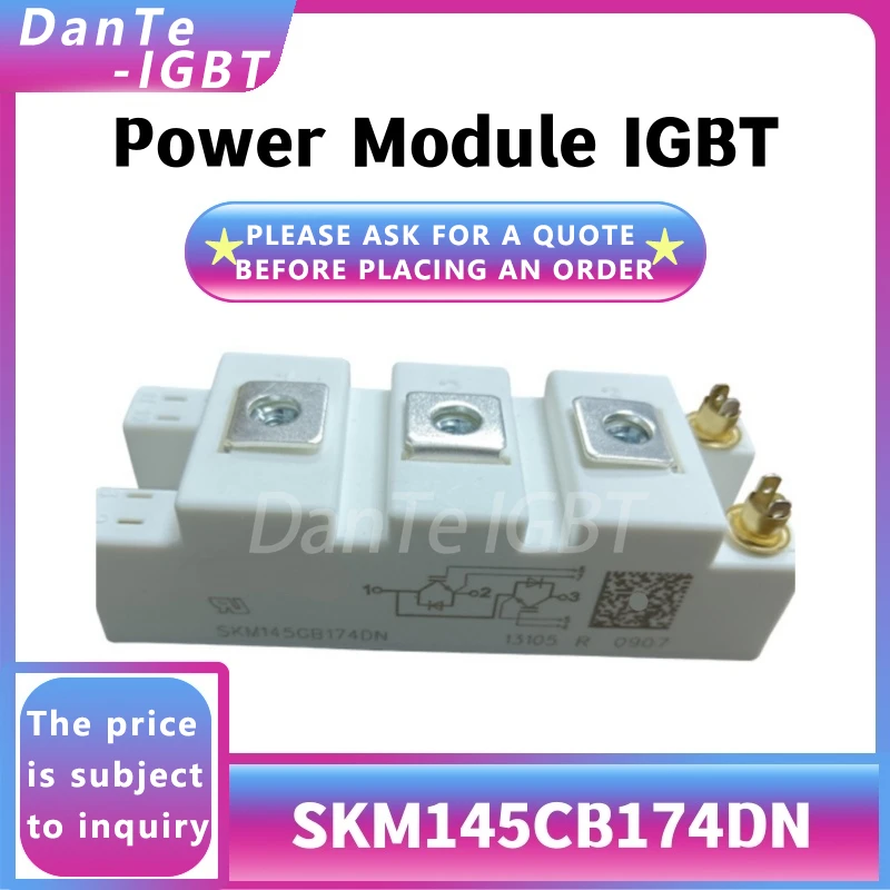 

IGBT новый модуль, высокомощный выпрямитель, оригинальный точечный выпрямитель SKM145CB174DN