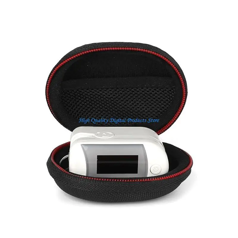 

U2JE Hard Carrying Case-Shell Mesh-Pockets For Fingertip Oximeter Bag