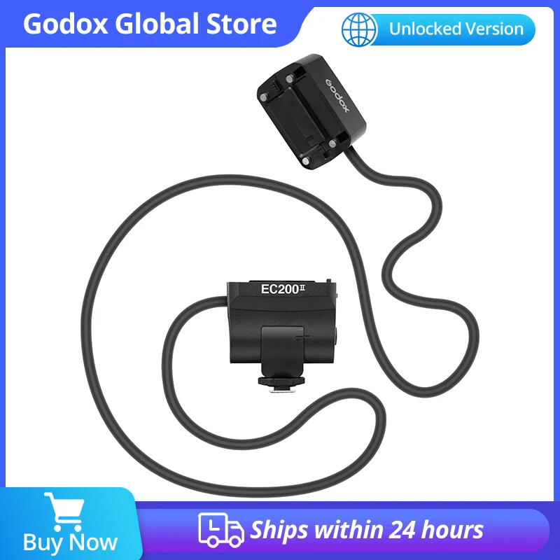 

Godox EC200 EC200II AD200 AD200PROII Удлинительная головка с дистанционным разделением и горячим башмаком для Godox AD200 AD200PRO II Flash