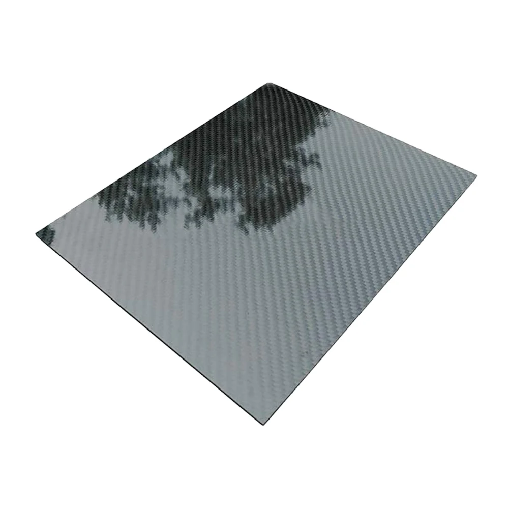 125mm X 75mm 3K Full Carbon Fiber Plate Panel Sheets 0.5mm 1mm 1.5mm 2mm 3mm Thickness Twill Carbon Fiber Model Material