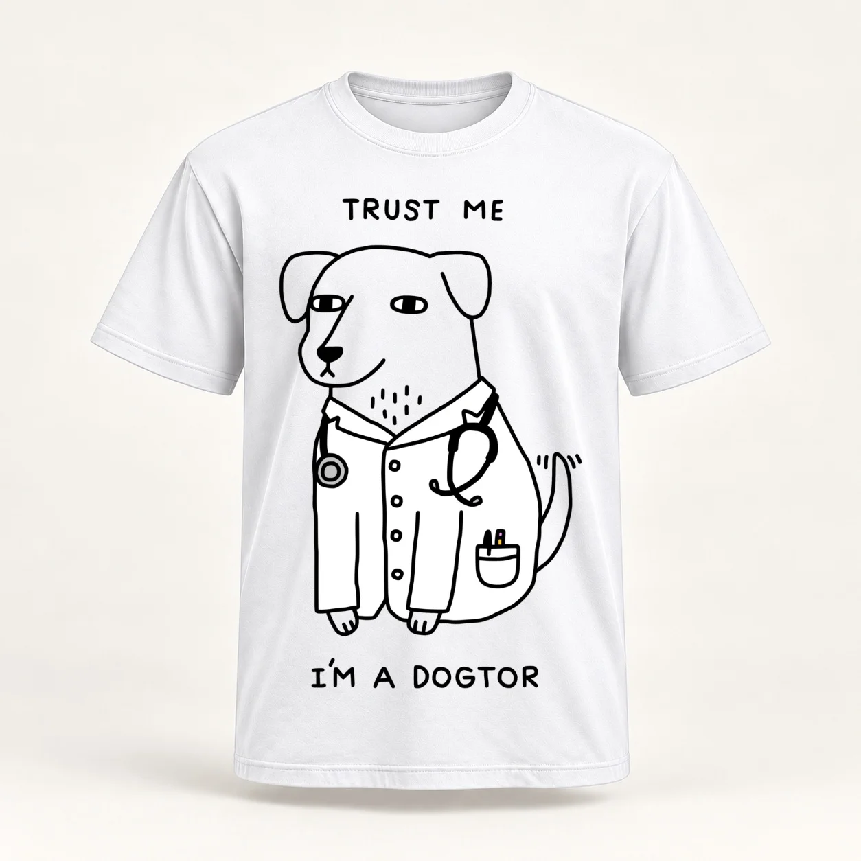 Dogtor T-Shirt man t shirt summer man shirt luxury shirt cotton high quality shirts for cotton T-Shirt