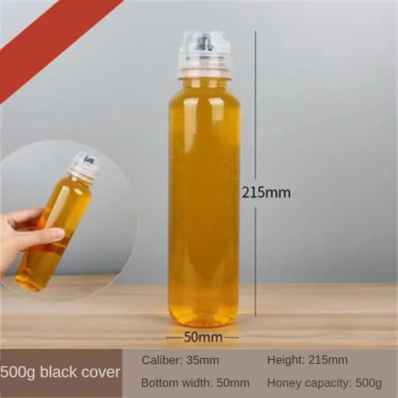 زجاجة عسل محكمة الغلق شفافة مانعة للتسرب ، زجاجة ضغط زيت محمولة ، أداة مطبخ صغيرة ، حفظ طازجة #6