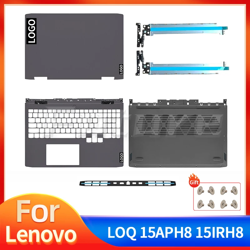 

Laptop Accessorie For Lenovo LOQ 15APH8 82XT LOQ 15IRH8 82XV LCD Back Cover Palmrest Bottom Replacement Housing Case