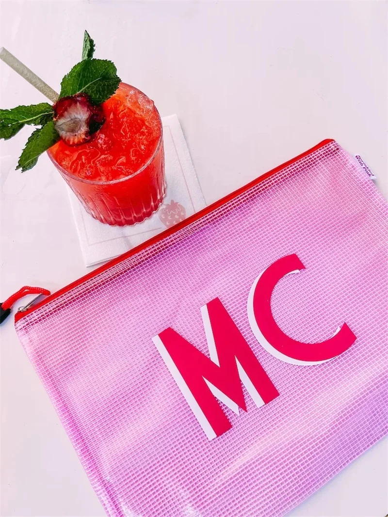 Custom Bachelorette Name School Everyday Customized Shadow Monogram Pool Beach Bag Bridesmaids Wedding Bags Team Bride Gifts