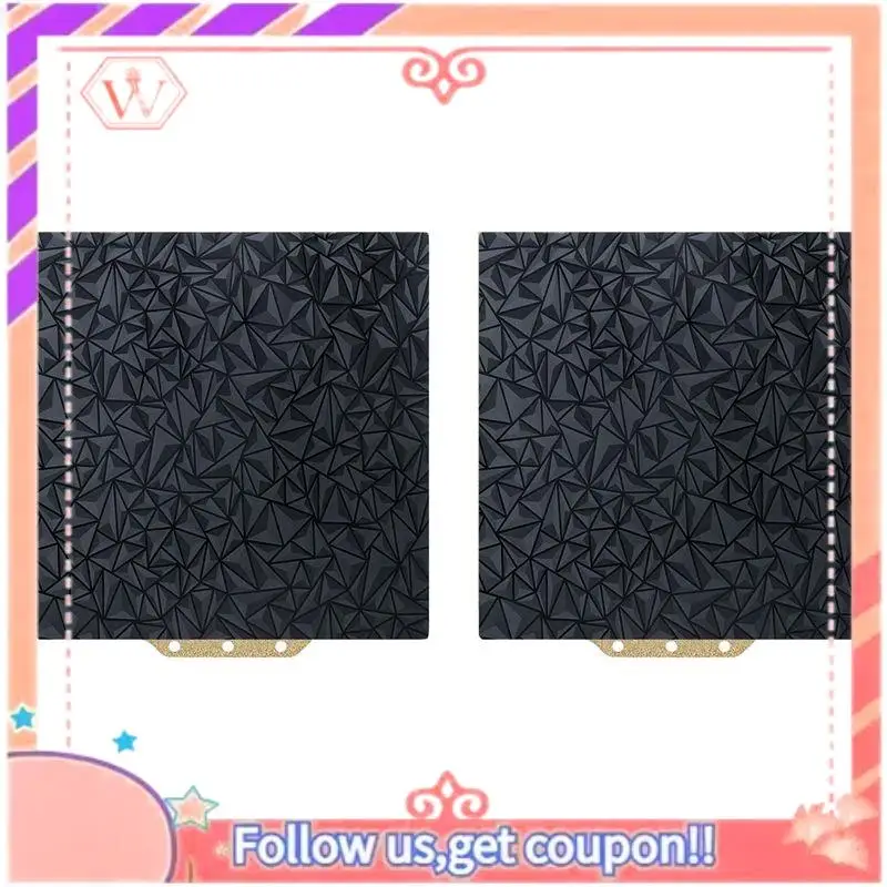 

AT84-2X Build Plate For Adventurer 5M Pro Double Sided Textured PEI Sheet And Smooth PEO Steel Sheet Bed (PEO+PEI)