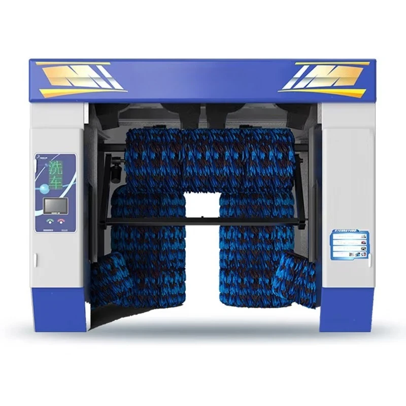 Customized 5 Brushes Rollover Car Washing Machine Self Service Car Wash Automatic Car Wash Machine System