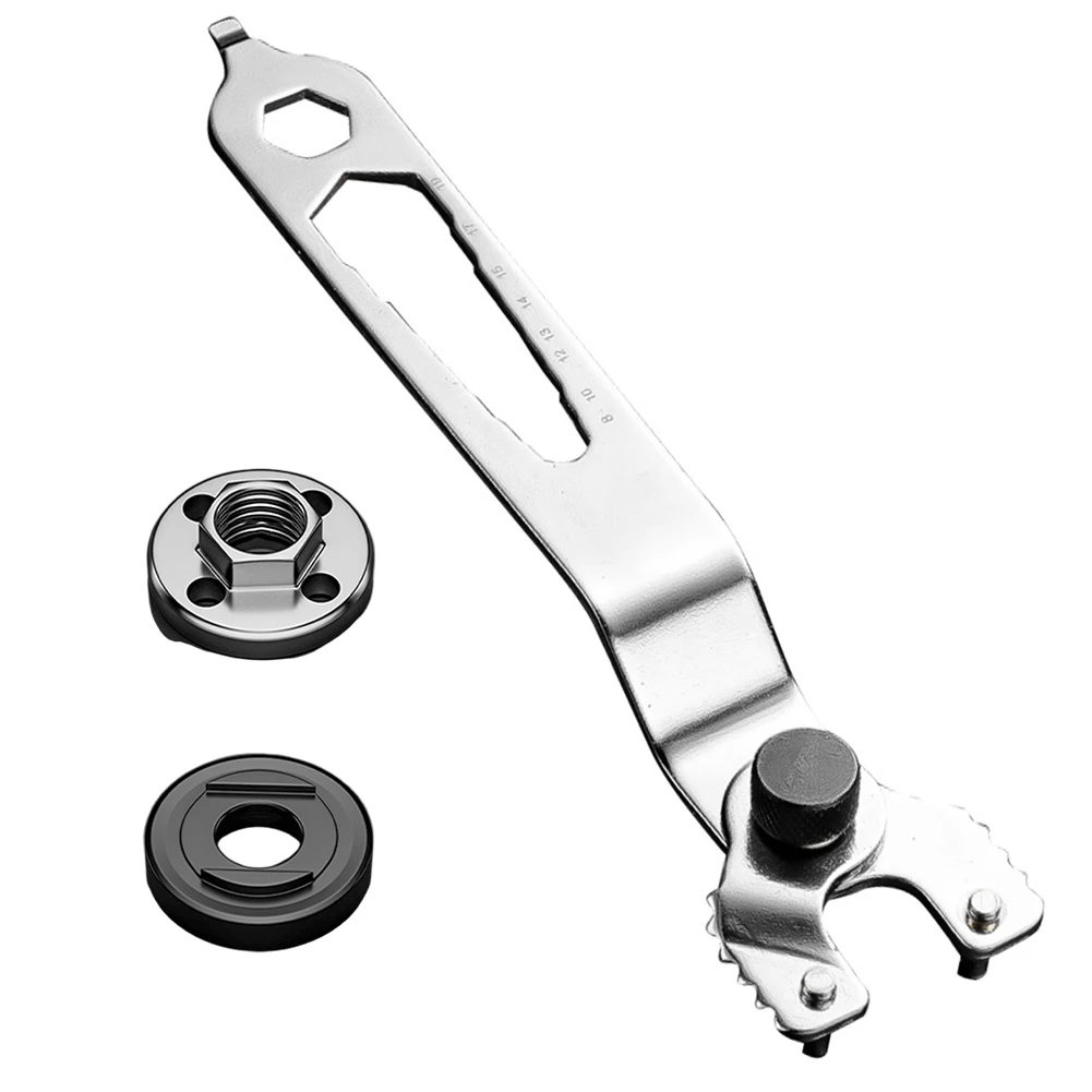 12-in-1 Multi-function Wrench Adjustable Spanner Wrench For Angle Grinder Steel Manual Tool Lock Nut Wrench Pressure Plate