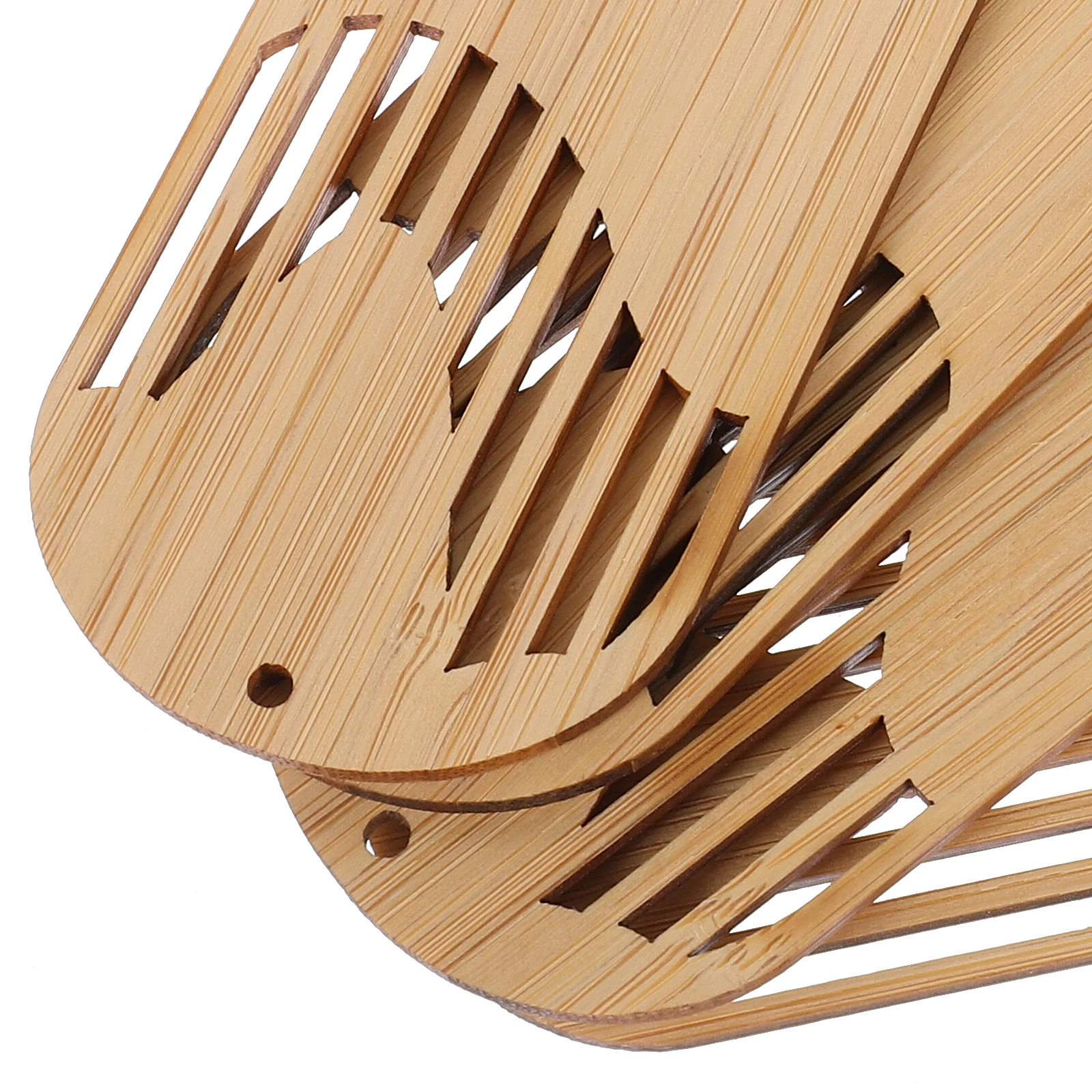 

4Pcs Bamboo Bookmarks DIY Lightweight Bamboo Book Markers Reading Page Markers Long-Lasting Decorative Bookmarks for Women