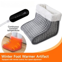 Electric Foot Warmer Heater Constant Temperature Heating Pad Soft Velvet Washable  Winter Warm Foot For Home Bedroom Feet Warmer