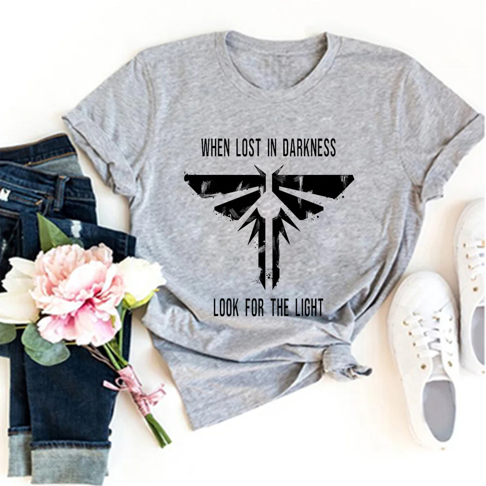 the Last of Us tshirt women graphic anime funny tshirt female designer comic clothing