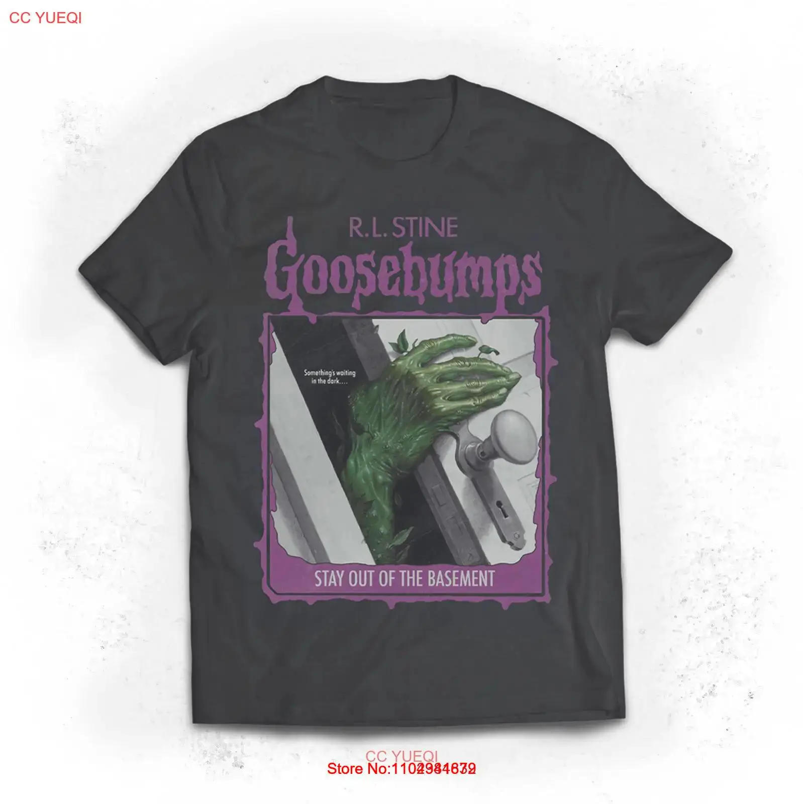 Goosebumps Stay Out of the Basement RL Stine Shirt 90s