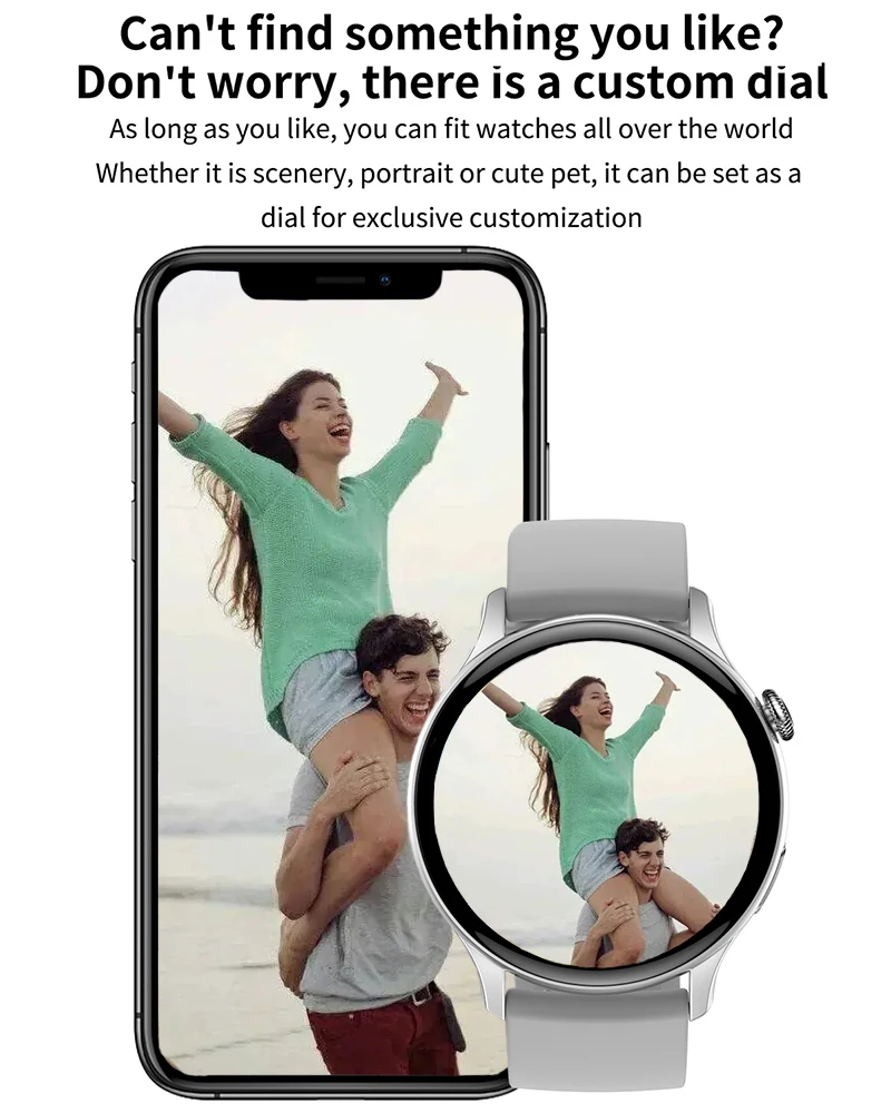 Reloj inteligente deportivo para mujer, pulsera con Bluetooth, llamadas, NFC, pantalla siempre personalizada, para Huawei y Xiaomi, 2023