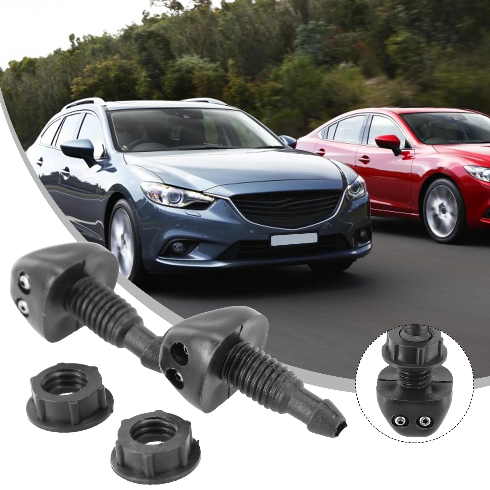 صنعة جيدة الأداء المتميز 2 قطعة فوهات الغسالة قوية المحمولة العملي المضادة للتآكل المضادة للتآكل كفاءة عالية