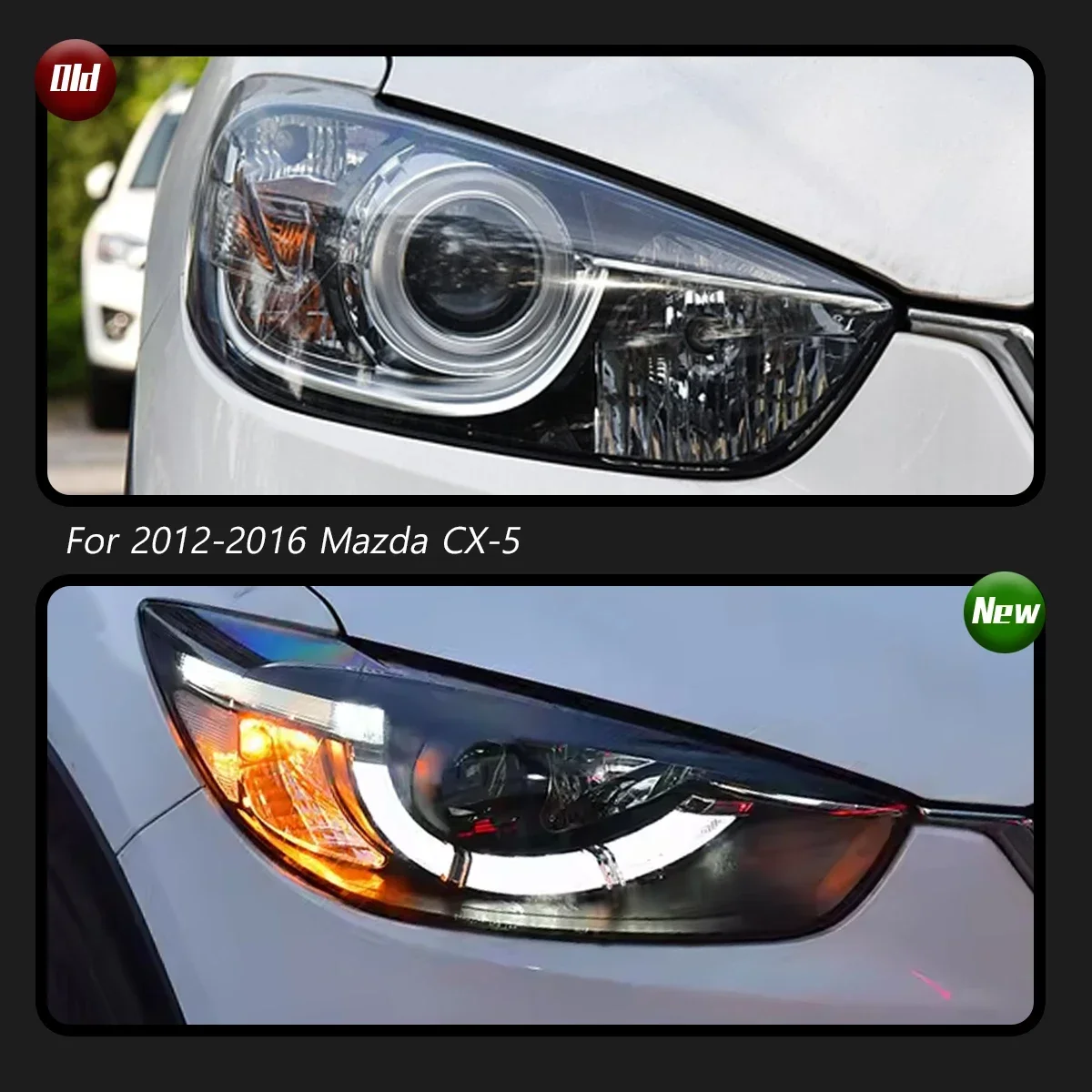 

Car Head Lamp For Mazda CX-5 Headlight 2012-2016 Upgrade Modified to New Dynamic Turn Signal Car LED Headlight Assembly