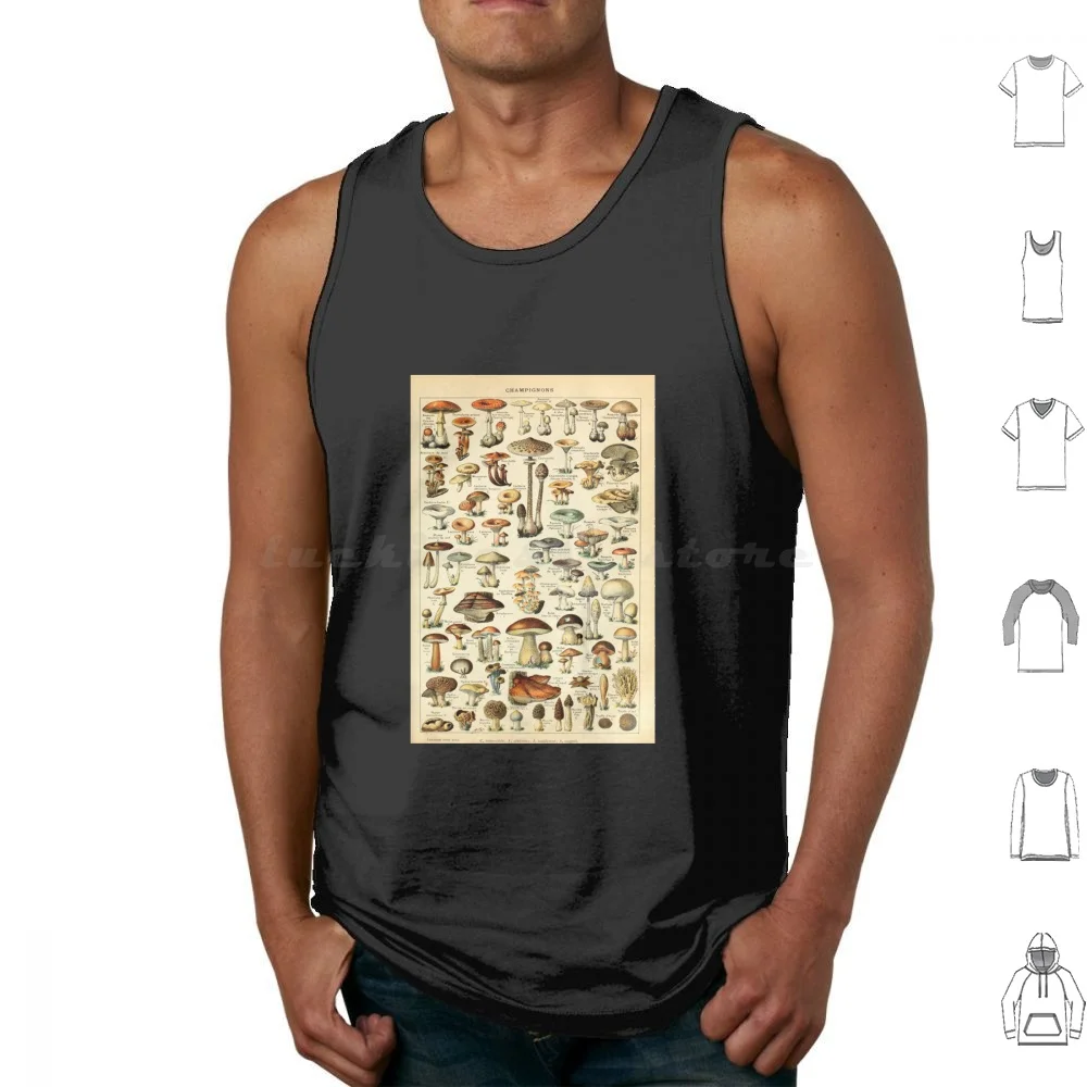 Mushrooms Tank Tops Vest Sleeveless Psychedelic Trippy Mushroom Nature Shrooms Hippie Lsd Cool Acid Funny Drugs Love Trip