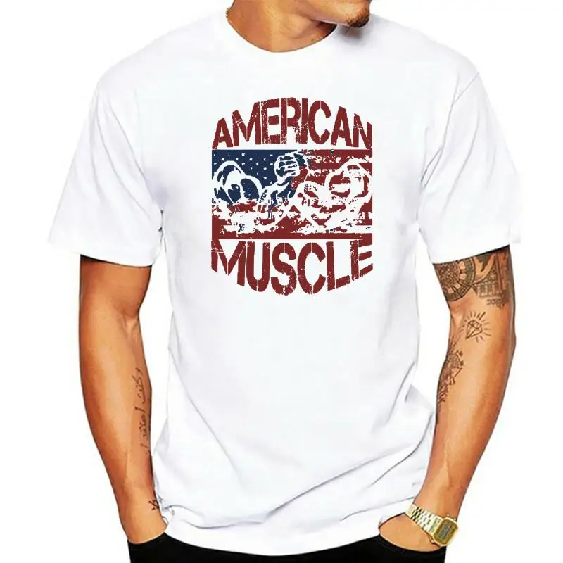 Men T Shirt AMERICAN MUSCLE Armwrestling Apparel! Women tshirt