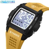 SYNOKE Digital Watches Men Military Sports Luminous Chronograph Waterproof Male Electronic Wrist Watches Relogio Masculino