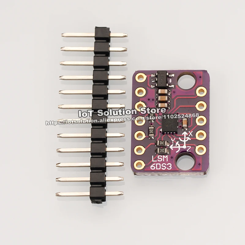 GY-BMI160 6DOF 6-Axis Angular Velocity Gyroscope+Gravity Acceleration Sensor Module BMI160 IICSPI