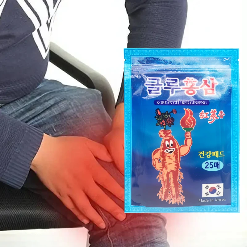 

25pcs=1bag Korea Ginseng Pain Relieve Patch Relief Neck/Leg/Shoulder/Muscle Pain Arthritis Sticks Health Care Medical Plaster