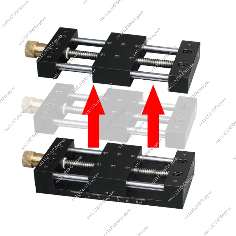 1D 2D Precision Linear Stage Manual Translation Stage Positioning Platform Adjustable XY Axis Motion Table for Laboratory